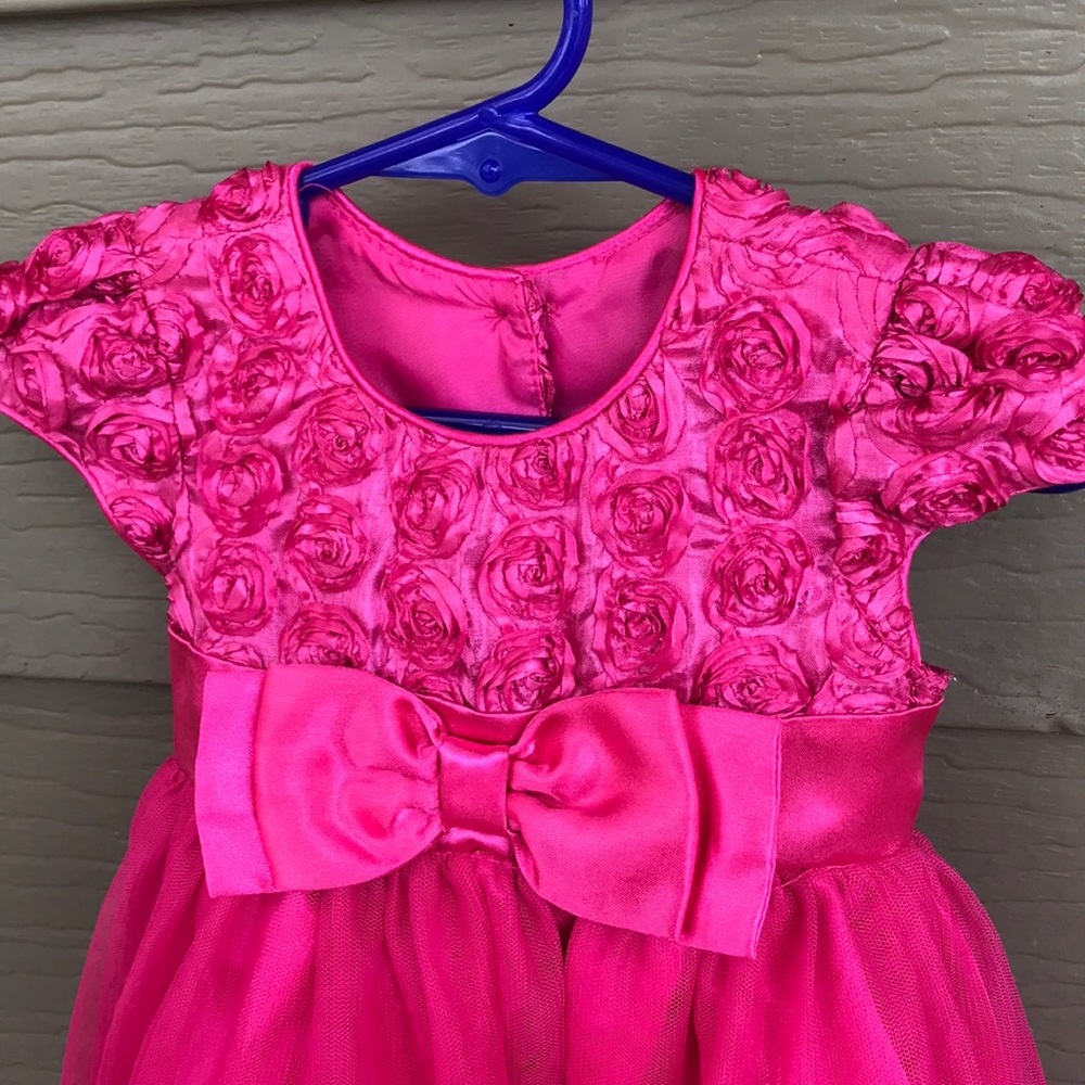 12months size hot pink pretty little dress!